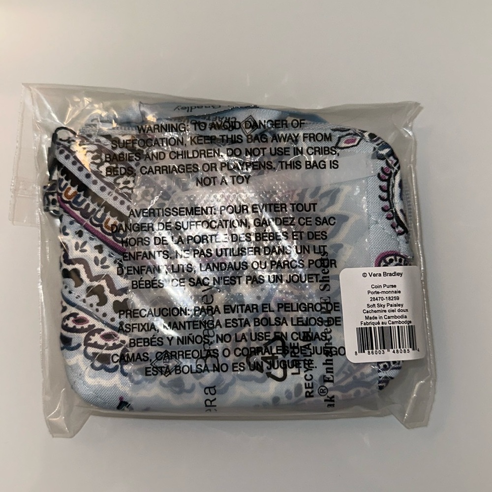 Vera Bradley coin wallet